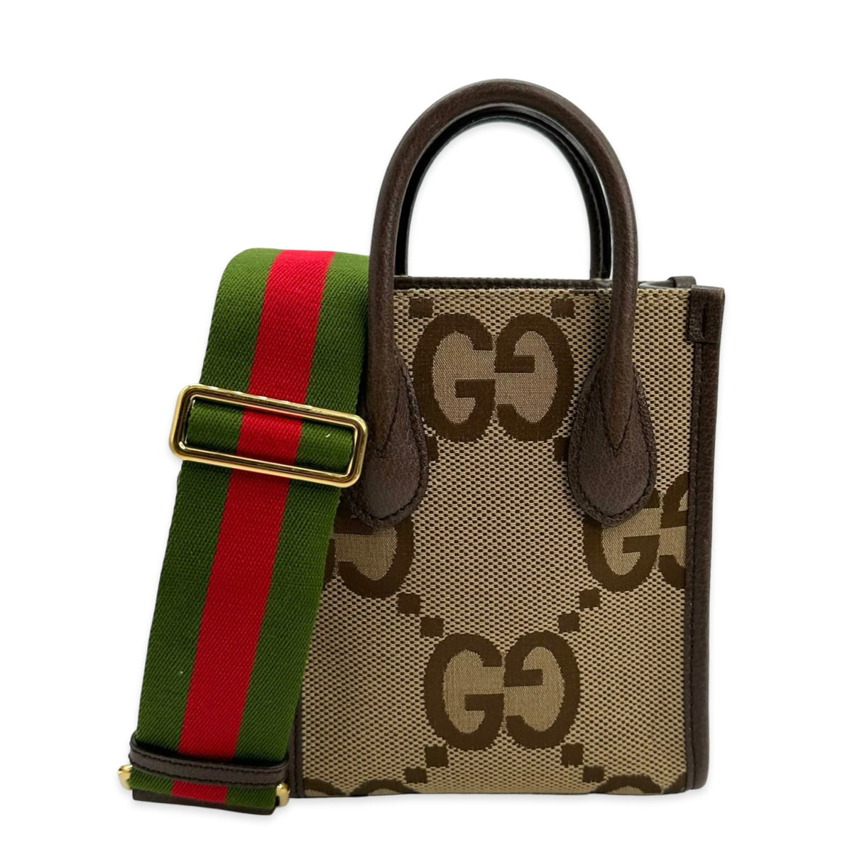 GUCCI: Jumbo GG Canvas Mini Tote