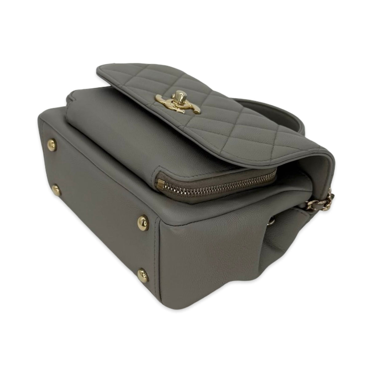 CHANEL: Quilted Caviar Small Business Affinity Flap Bag