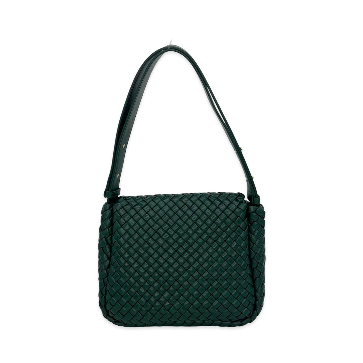 Padded Intreccio Lambskin Cobble Shoulder Bag