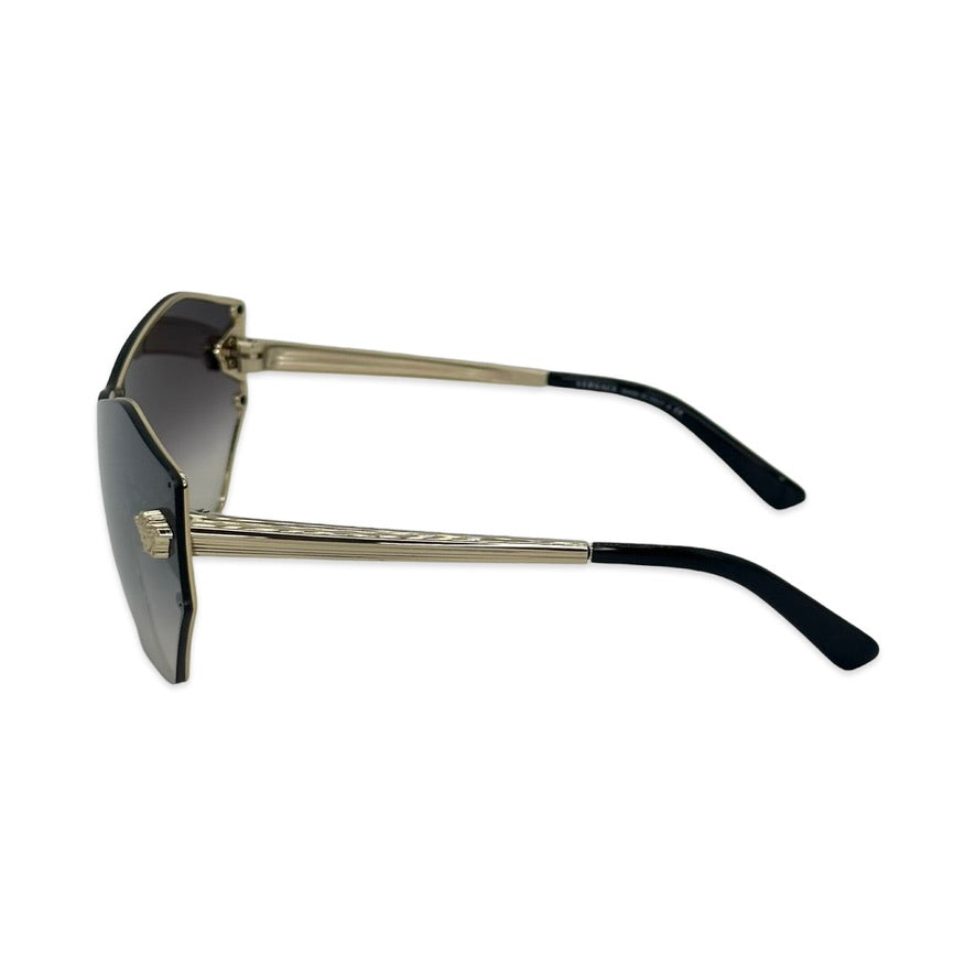 VERSACE: Mirror Shield Sunglasses