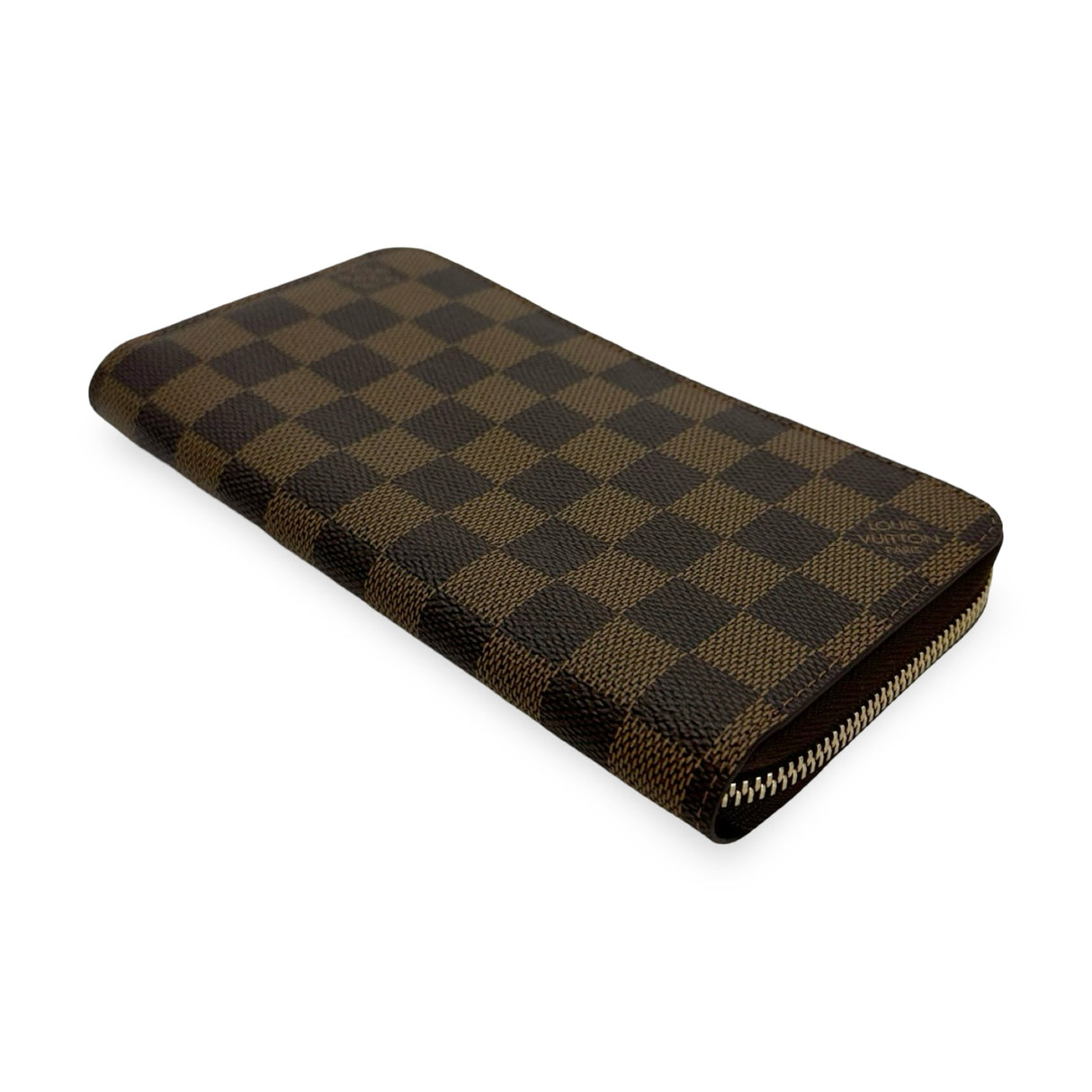 LOUIS VUITTON: Damier Ebene Zippy Wallet
