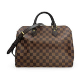 LOUIS VUITTON: Damier Ebene Speedy Bandouliere 30