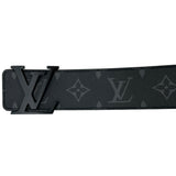 LOUIS VUITTON: Monogram Eclipse LV Initiales Belt