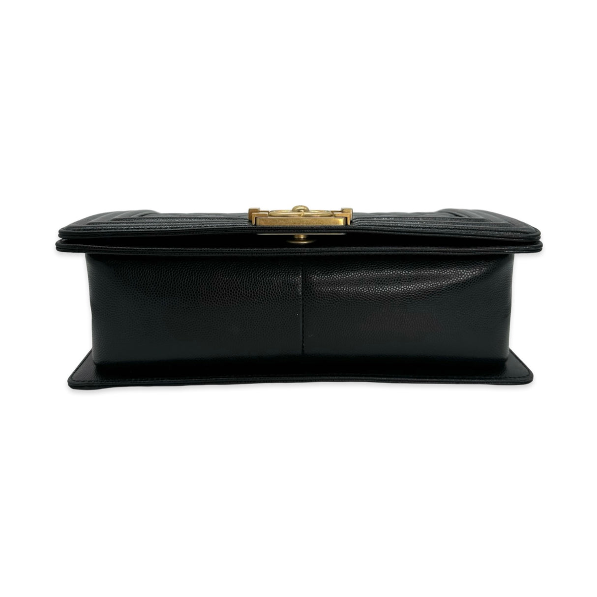 Quilted Caviar Old Medium Boy Bag