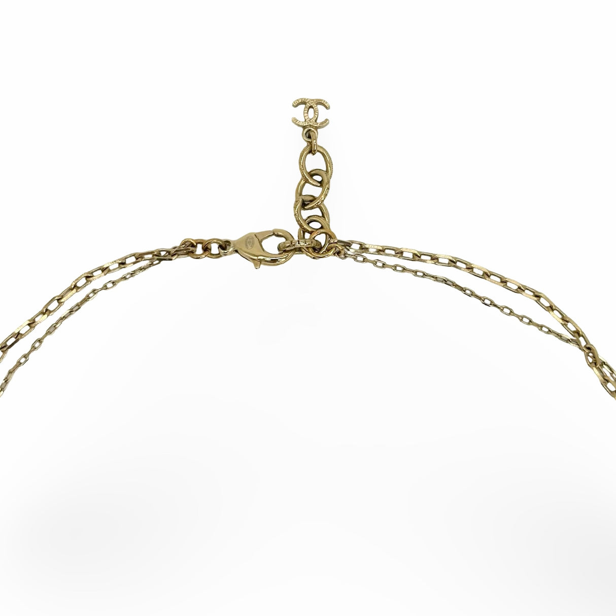 CHANEL: I Heart Chanel Enamel Necklace