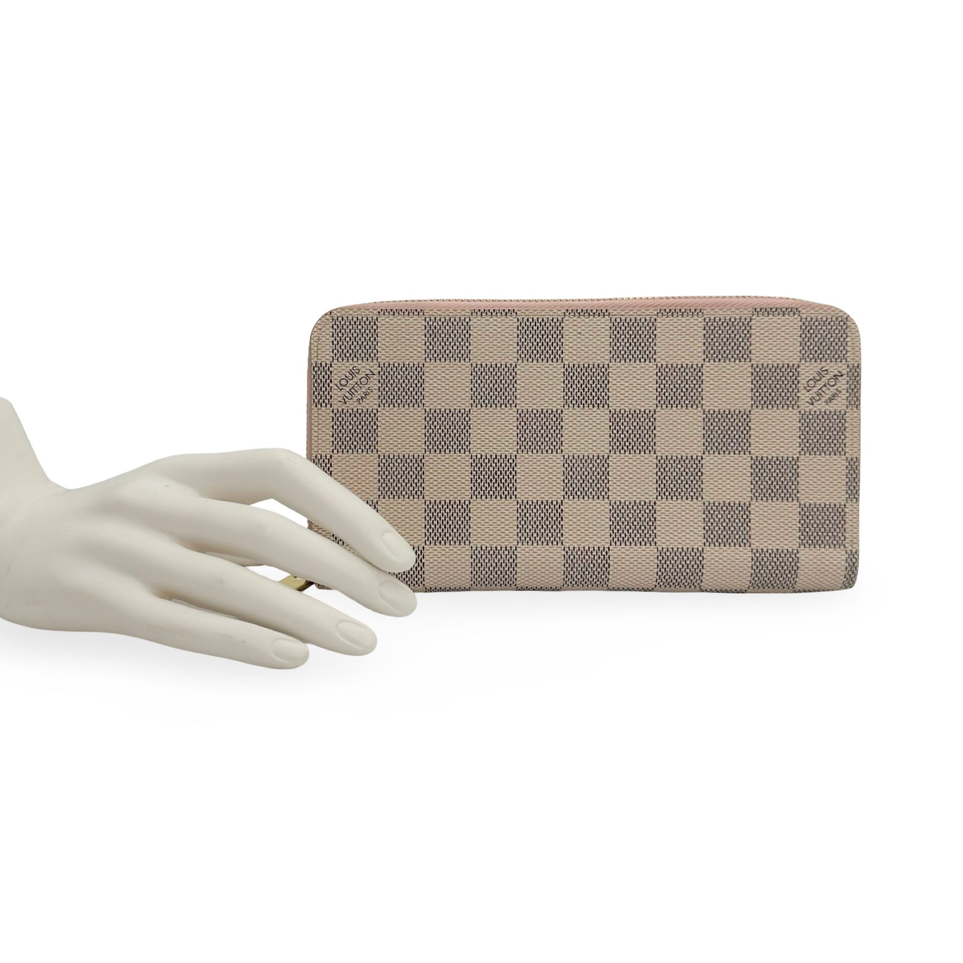 LOUIS VUITTON: Damier Azur Zippy Wallet – Luv Luxe Scottsdale