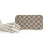 LOUIS VUITTON: Damier Azur Zippy Wallet