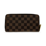 LOUIS VUITTON: Damier Ebene Zippy Wallet