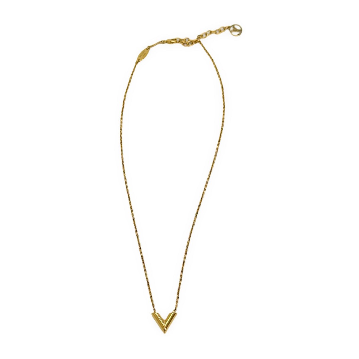 LOUIS VUITTON: Essential V Necklace