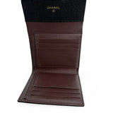 CHANEL: Quilted Caviar Small Classic Flap Wallet