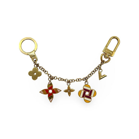 LOUIS VUITTON: Flower Stripes Bag Charm