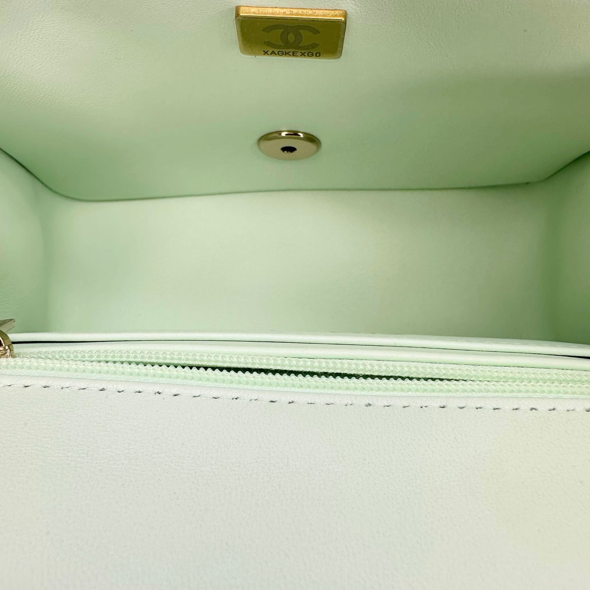 CHANEL: Quilted Lambskin Mini Classic Square Flap Bag