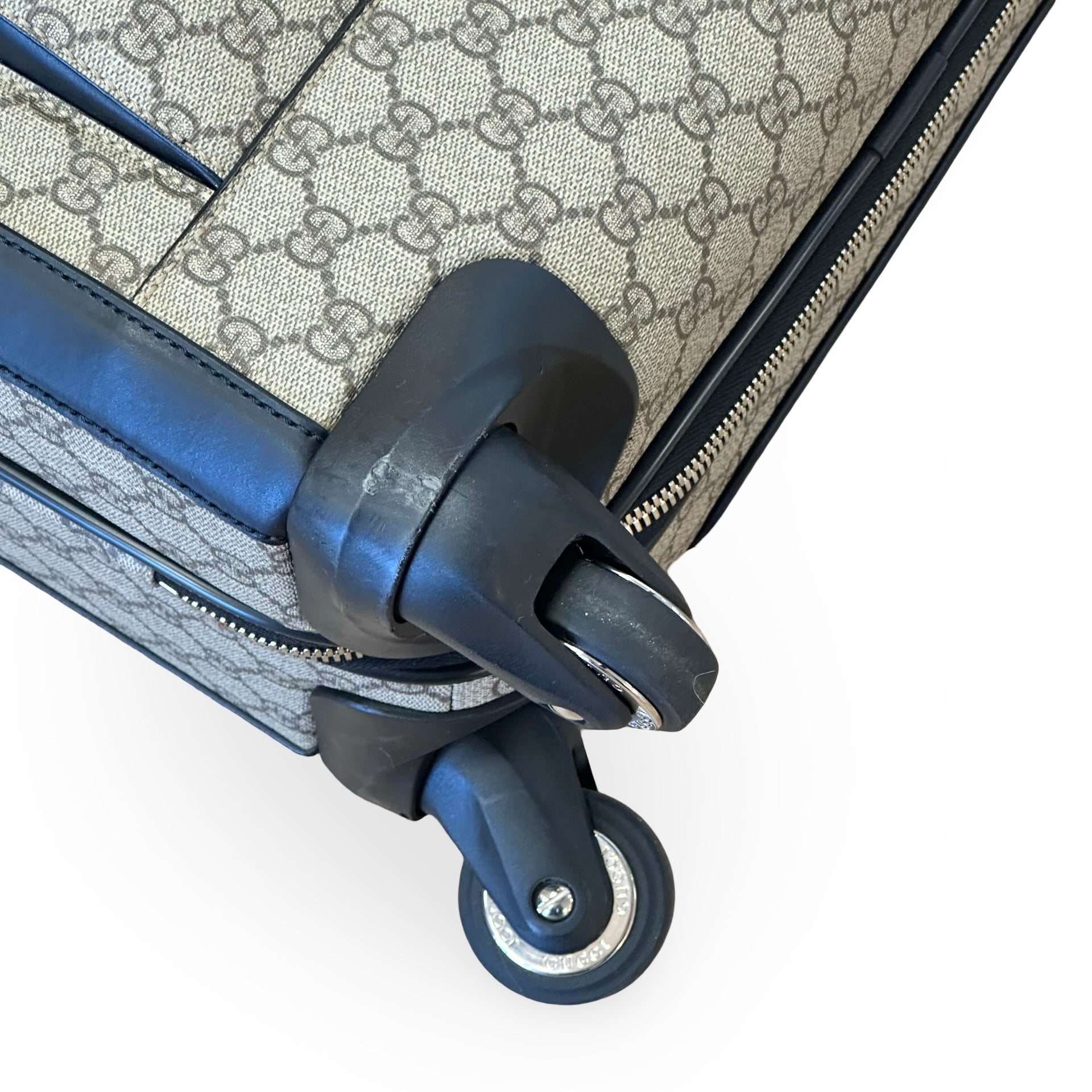 Gucci GG Supreme Savoy Carry On Rolling Luggage