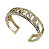 CHANEL: Crystal Star Cuff Bracelet