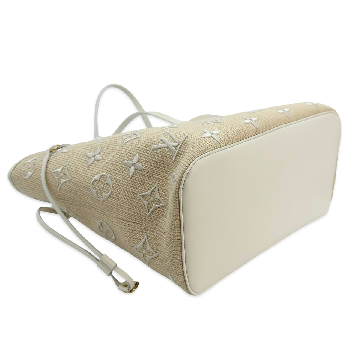 LOUIS VUITTON: Monogram By the Pool Raffia Neverfull MM