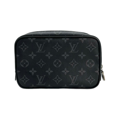 LOUIS VUITTON: Monogram Eclipse Toilet PM Cosmetic Pouch