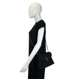 SAINT LAURENT: Quilted Fabric Small LouLou