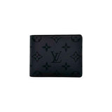 LOUIS VUITTON: Monogram Eclipse Reverse Slender Wallet