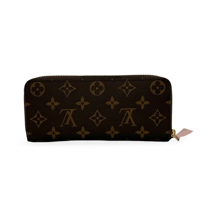 LOUIS VUITTON: Monogram Clemence Wallet