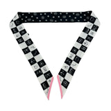 Silk Twill Chess Scarf
