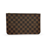 LOUIS VUITTON: Damier Ebene Neverfull Pochette