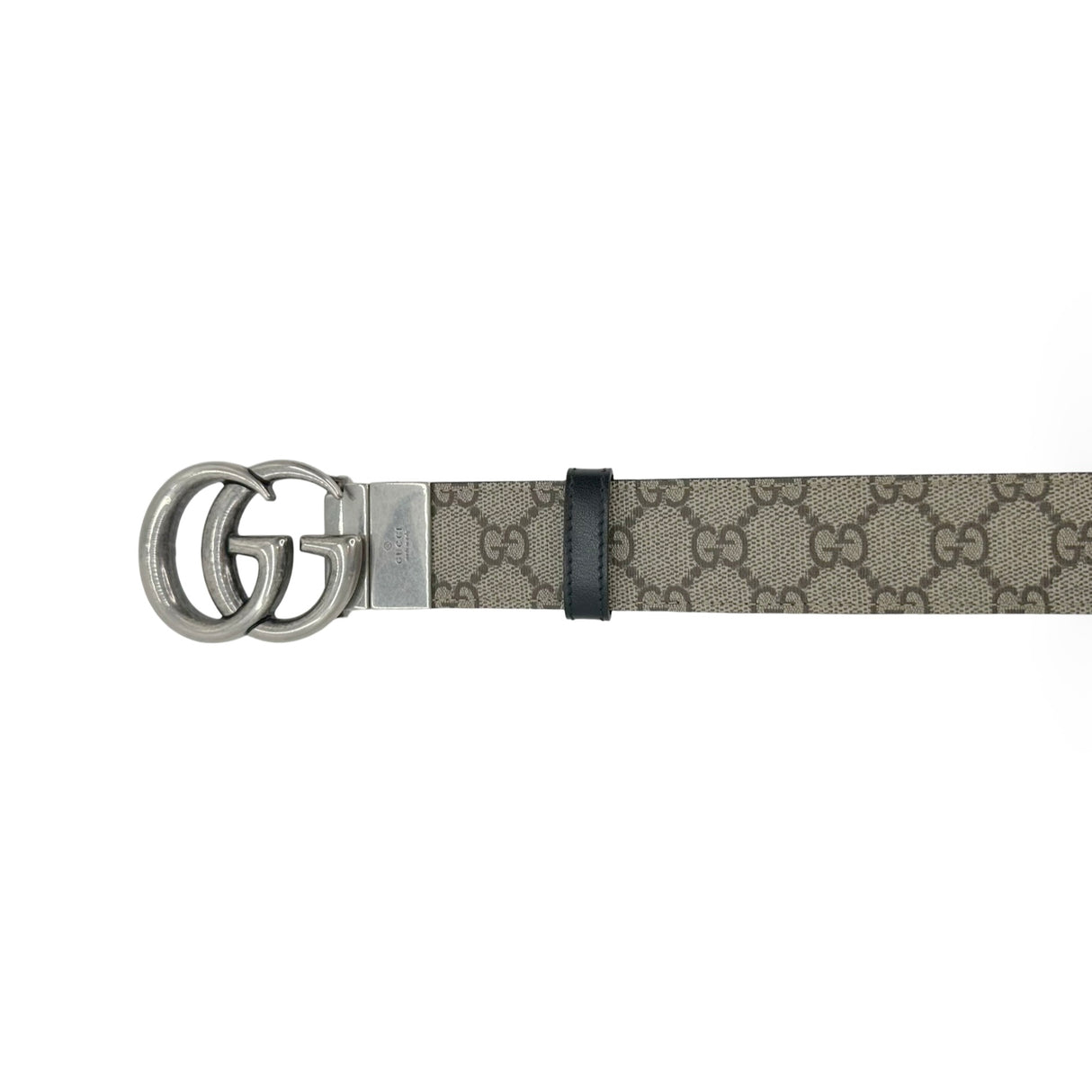 GUCCI: GG Supreme Double G Reversible Belt