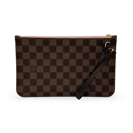 LOUIS VUITTON: Damier Ebene Neverfull Pochette