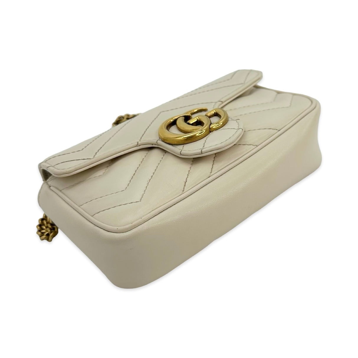 Quilted Leather GG Marmont Super Mini Chain Bag