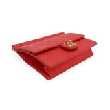CHANEL: Quilted Lambskin Medium Pearl Chain Flap Bag