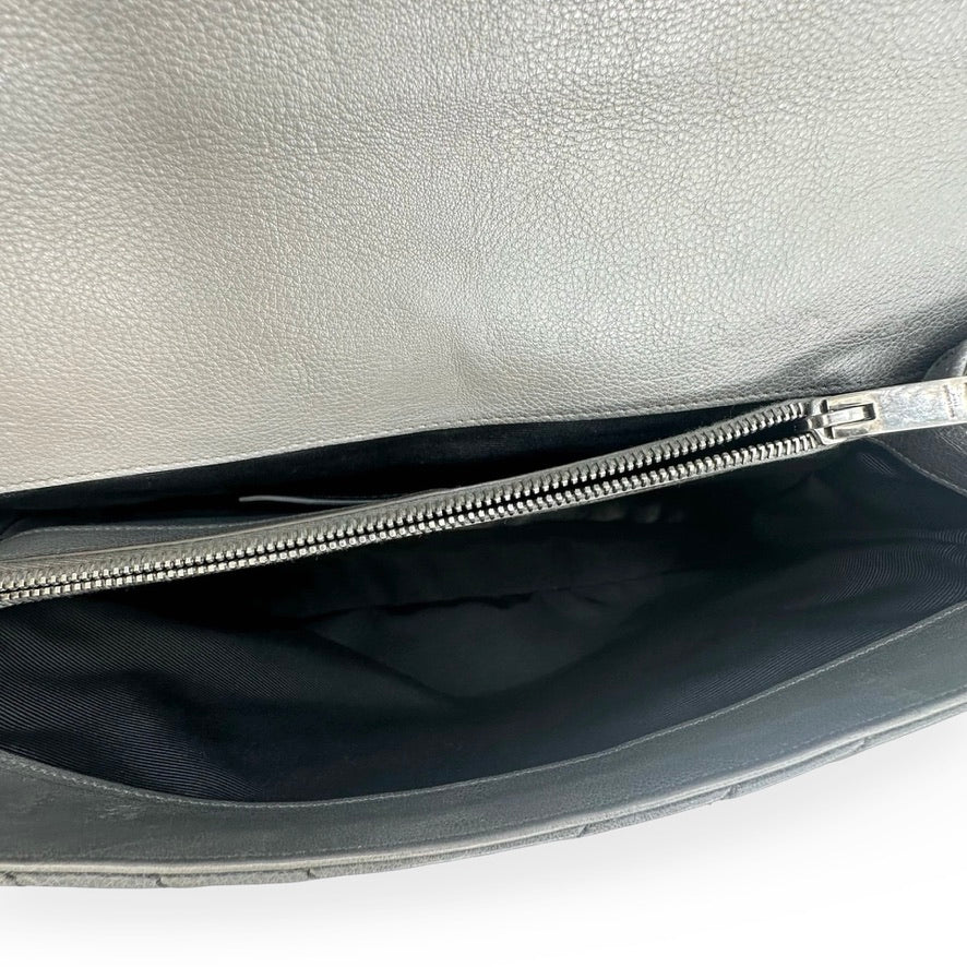 SAINT LAURENT: Quilted Leather Large College Chain Bag