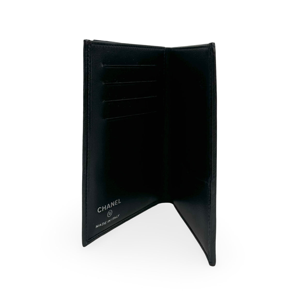 CHANEL: Quilted Lambskin Passport Holder