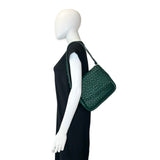 Padded Intreccio Lambskin Cobble Shoulder Bag