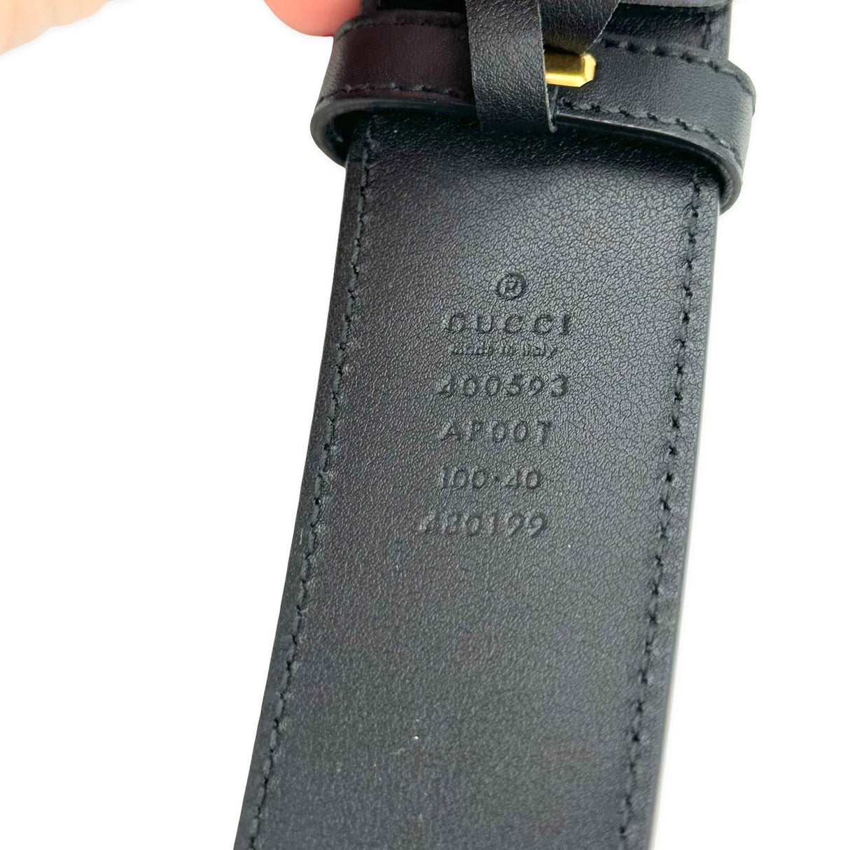 Calfskin GG Marmont Wide Belt