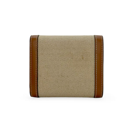 CELINE: Triomphe Canvas Wallet