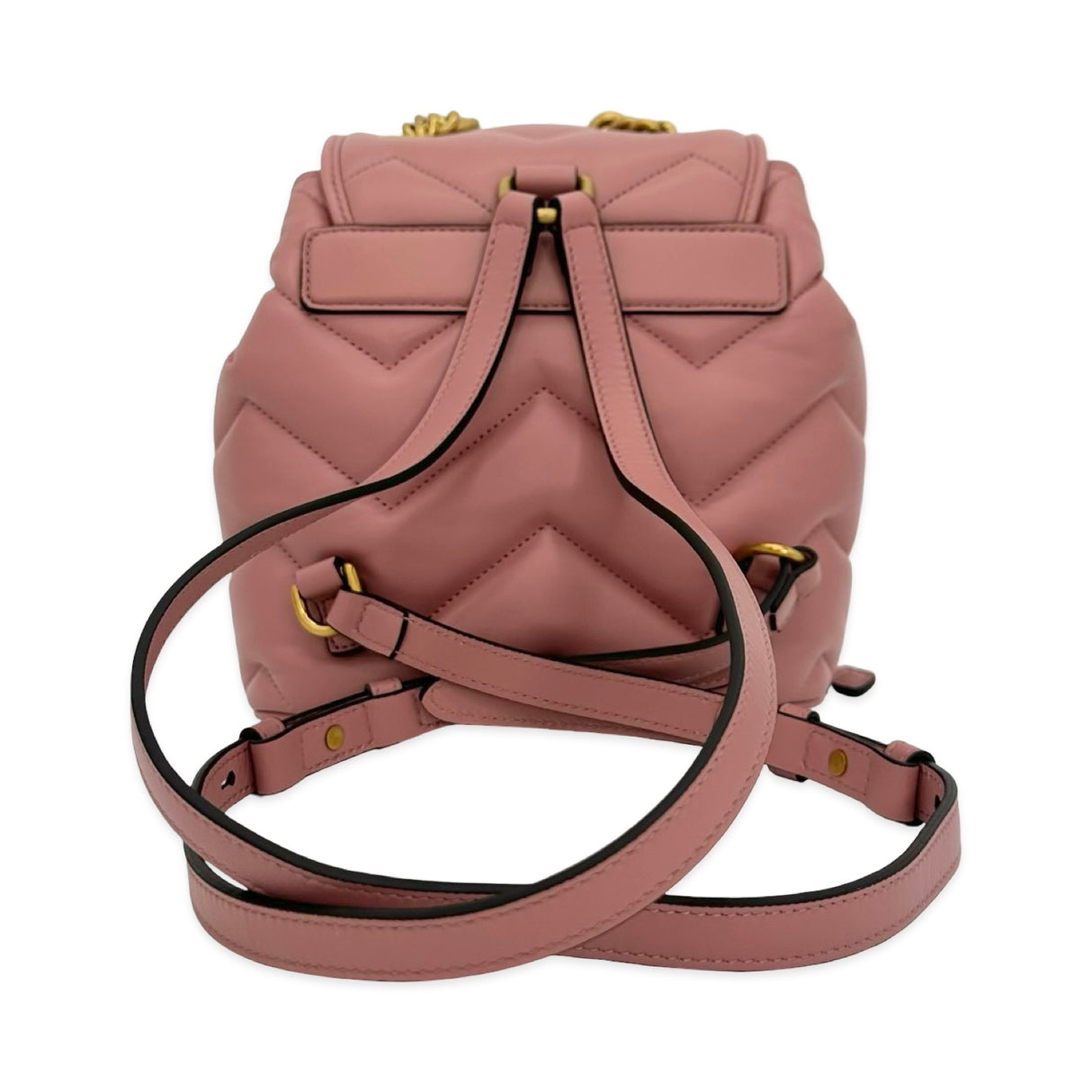 Chevron Matelasse Calfskin GG Marmont Backpack