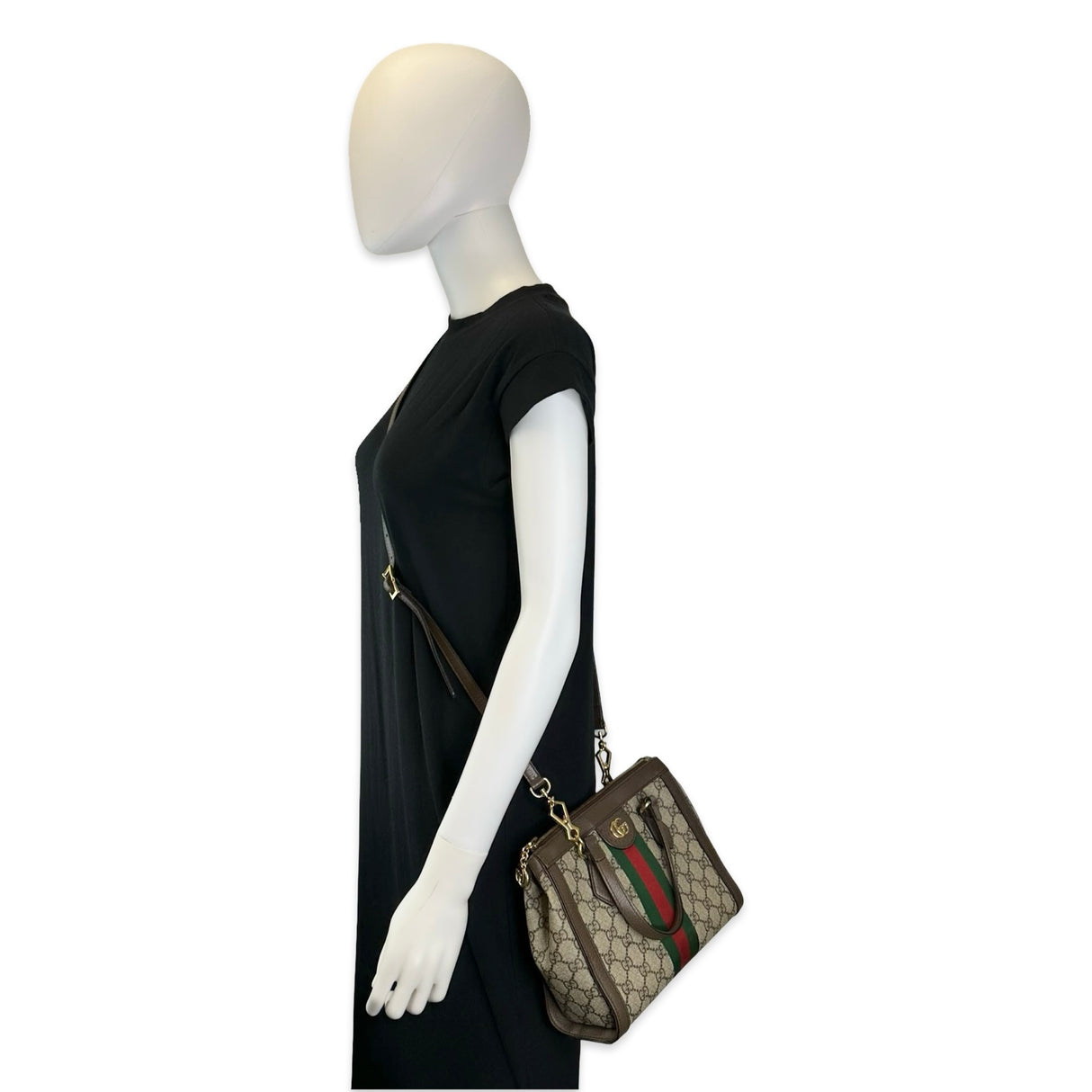 GUCCI: GG Supreme Small Ophidia Tote Shoulder Bag