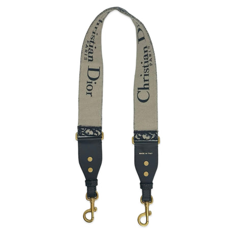 CHRISTIAN DIOR: Oblique Canvas Shoulder Strap with Ring