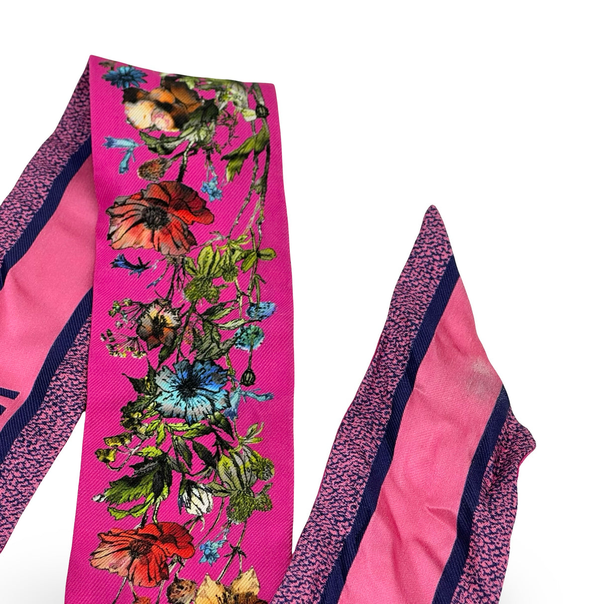 CHRISTIAN DIOR: Silk D-Millefiori Mitzah Scarf