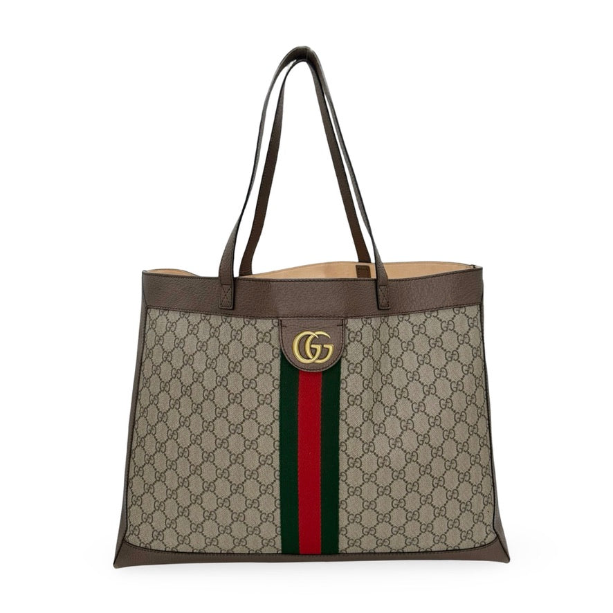 GUCCI: GG Supreme Ophidia Large Soft Tote