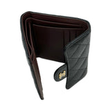 Quilted Caviar Classic Flap Wallet