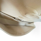 CHANEL: Quilted Caviar Medium Classic Double Flap