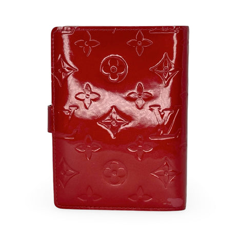 LOUIS VUITTON: Monogram Vernis Small Ring Agenda Cover