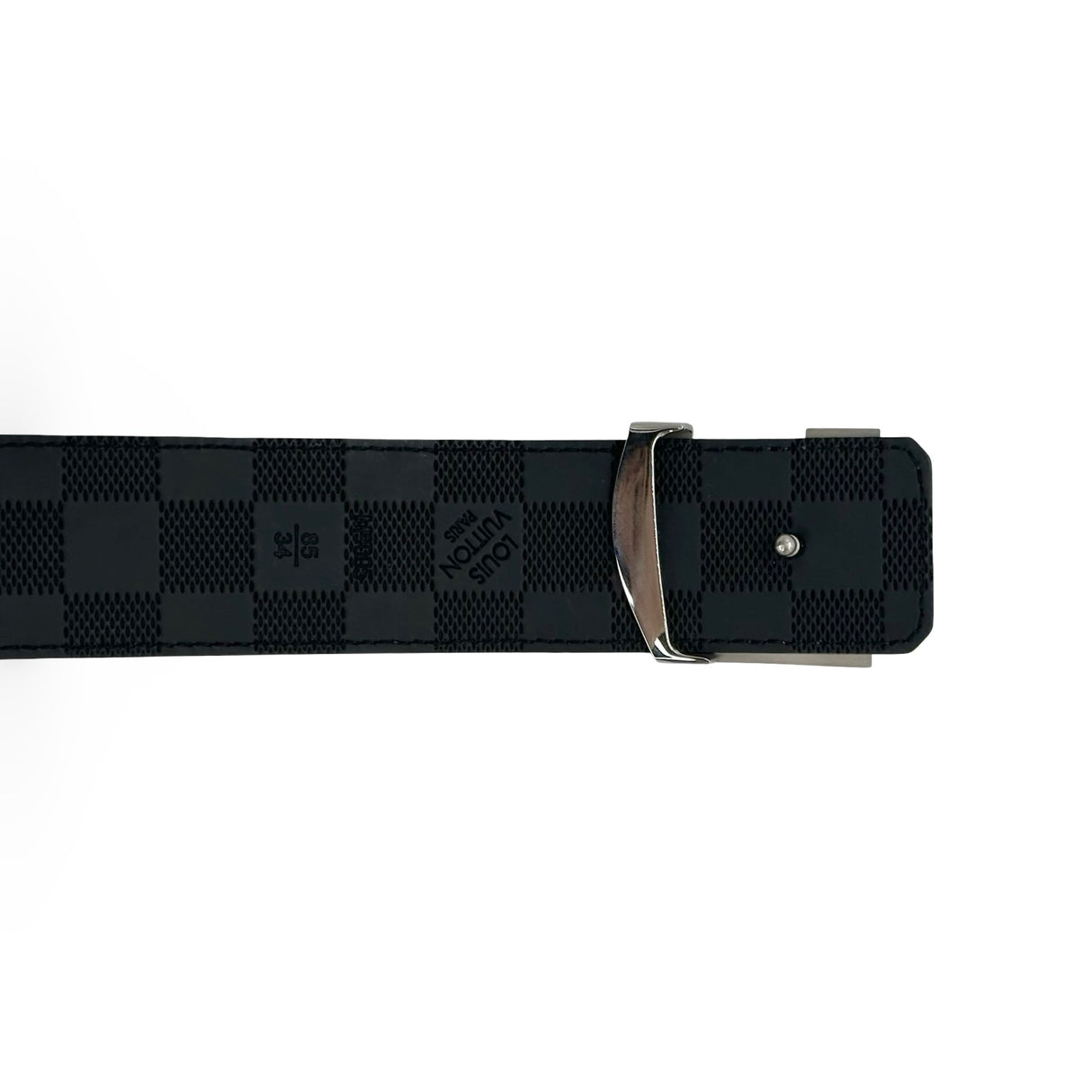 LOUIS VUITTON: Damier Infini Initiales Belt