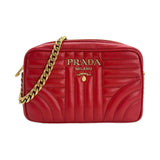 Quilted Leather Diagramme Camera Bag