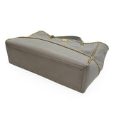 CHANEL: Quilted Leather Small Chain Around Shopping Tote
