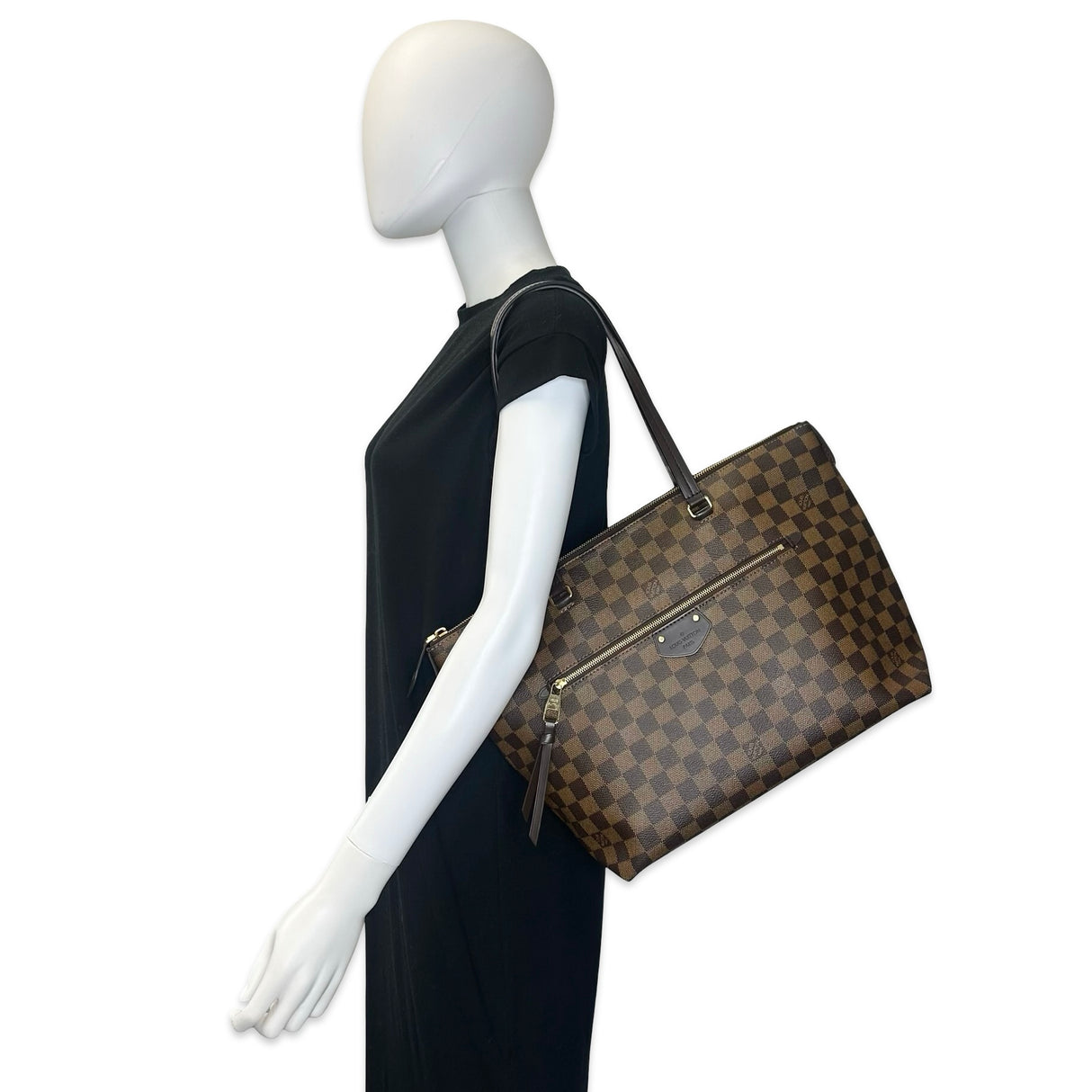 LOUIS VUITTON: Damier Ebene Iena MM