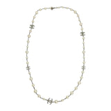 CHANEL: Crystal CC Beaded Long Necklace