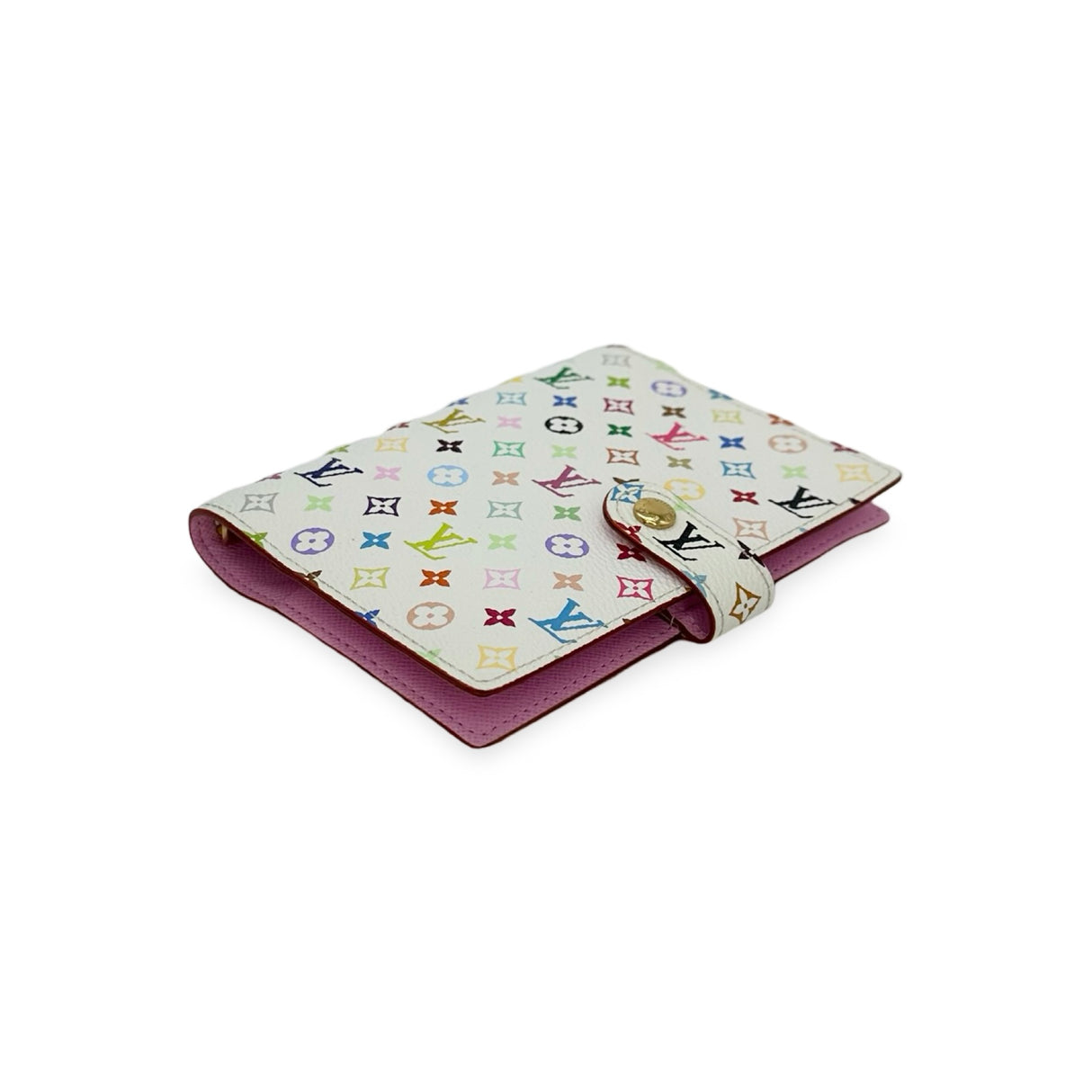 LOUIS VUITTON: Monogram Multicolor Small Ring Agenda Cover