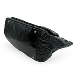 CHANEL: Quilted Vinyl Graphic Edge Accordion Flap Bag