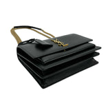SAINT LAURENT: Calfskin Medium Sunset Chain Bag